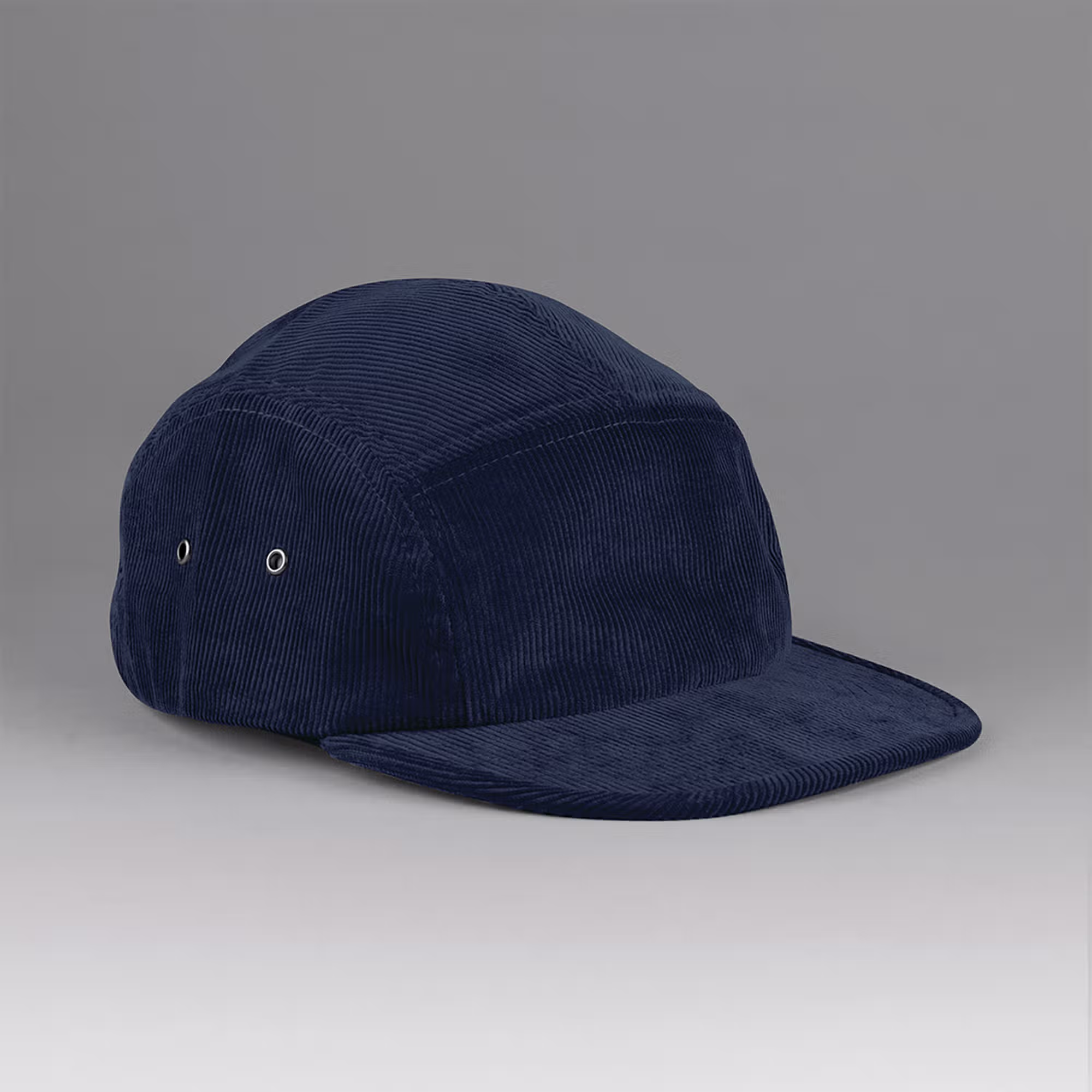 Casquette campeur 5 panneaux en velours – Image 3