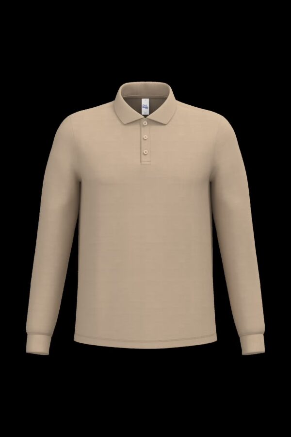 Polo piqué LSL homme