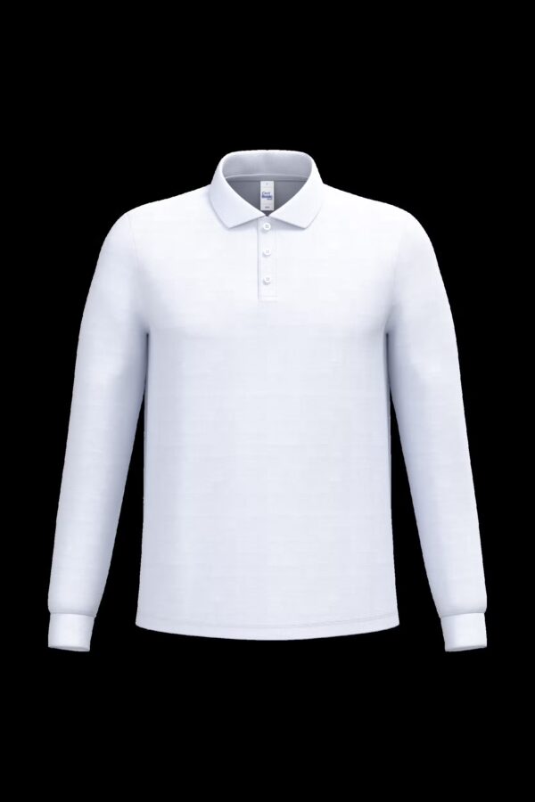 Polo piqué LSL homme