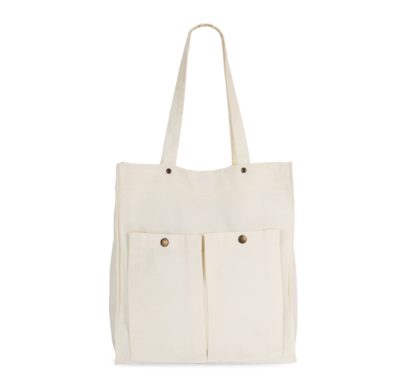 Sac à main à double poche frontale