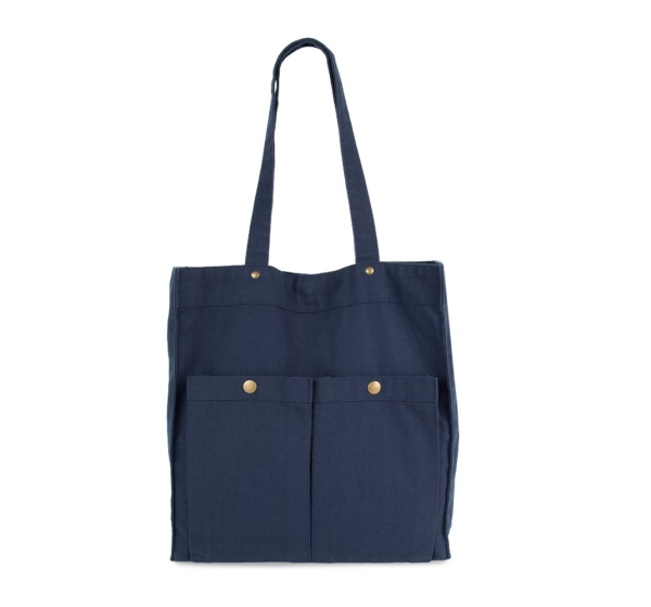 Sac à main à double poche frontale